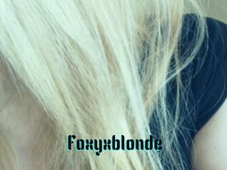 Foxyxblonde